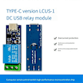 Miniatyrbild 3 av 5: TPYE-C Gränssnitt LCUS-1 USB Relämodul USB Intelligent Kontrollbrytare Seriell Port Relä