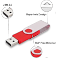 Miniatyrbild 2 av 5: 10-pack USB-minnen USB 2.0 USB-stickor Bulk Pack Vridbar Minnessticka Vikbar Lagring Jump Drive Zip Drive