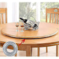 Miniatyrbilde 5 av 5: Lazy Susan Dreieskive, Lazy Susan Serveringsbrett, Galvanisert Lazy Susan, Egnet for Hotell Spisebord, Spesielt Designet for Late Mennesker