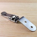Miniatyrbild 5 av 5: 90 Grader Anka-Munstycke Spänne Hänglås Fjäderbelastad Dragspänne Lås Klämma Silver Hasp Lås Fångst A