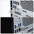 Miniatyrbillede 5 af 5: 10 stk. Port Blocker Låsende USB-port/Støv PC Blocker med Kode Nøgle, Sort Sort