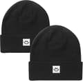 Stickad Beaniehatt för Män/Kvinnor 2-pack