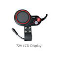 Miniatyrbillede 2 af 5: -s4 72v Tommelgas LCD Display Meter Zero 11x El-Scooter 6-pins Display Tilbehør