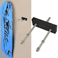 Miniatyrbillede 4 af 5: Skateboard Flydende Dæk Display Skateboard Flydende Vægmontering Longboard Væghæng, 2 Pak