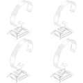 Miniatyrbilde 1 av 2: 4 stk Urvisningsstativ Klar Armbånd Smykker Urvisningsstativ Holder