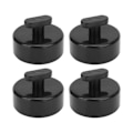 Pikkukuva 1 / 5: 4 kpl Jack Lift Pad Nostopehmuskumit Musta Autotarvike Sopii Corvette C5 C6