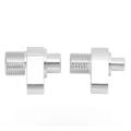 Miniatyrbillede 4 af 5: LS AC Kompressor Adapter Fittings 8AN 10AN 451?1105 Udskiftning til Denso 10S17F 10S20F Kompressorer