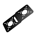 Miniatyrbilde 1 av 5: VESA-feste for Mini PC Mini- Hengende Brakett VESA Holder PC-skjerm To Skjermer Montert Pad Montering