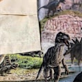Miniatyrbild 2 av 5: Dinosaurie Sängklädesset Jurassic Age T-Rex Raptors Påslakan och Örngott Set Barn Pojkar Sovrum Dekoration Sängset Mikrofiber Tyg Inget Täcke-Twi