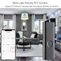 Miniatyrbild 4 av 5: Universal Fjärrkontroll RF433 Intelligent ABS Bred Applikation WiFi IR Fjärrkontroll för TV