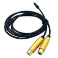 Miniatyrbilde 2 av 5: Dobbel RCA Hunn til Type-C USB-C Signal Video AV Lydkabel
