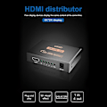 Miniatyrbild 2 av 5: 4K 1X4 Splitter, 1 Port till 4 Skärmar, Dubblering/Spegel, USB-driven Splitter för (Utgångar)