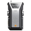 Miniatyrbillede 2 af 5: Håndsvingradioer, nødradio AM/FM, solcelle-svingradio, SOS-alarm, 4000 mAh lommelygte, Type-C opladning-a