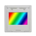 Transmissionsdiffraktionsgitter med ramlinjespektrofotometer Diffraktionsgitter Optiskt undervisningsexperiment D