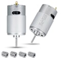 Miniatyrbild 1 av 5: 24V 40000RPM Elmotor 2-pack, Hög Hastighet Motor RS555 Barn Ride-on Leksaksbil Motorer