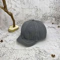 Miniatyrbilde 1 av 4: Hatt for kvinner, fire sesonger, kort skygge, retro søt, liten skygge, baseballcaps for menn (grå)