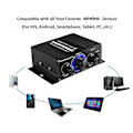 Miniatyrbillede 5 af 5: AK-170 Audio Effektforstærker Trådløs HiFi Stereo Audio Effektforstærker 200W+200W med RCA Input Hom