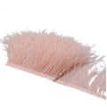 Miniatyrbilde 1 av 4: 1 Meter Strutsefjærkant 8-10cm Fjær Ribbon Selvedge For DIY Brudekjole - 2023