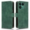För Fairphone 6 Läderfodral Hudkänsla Anti-Fall Plånbok Flip Telefonfodral Grön
