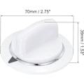 Miniatyrbillede 2 af 5: WE1M654 Tørretumbler Timer Knap Kontrolknap med Metalring Erstatter WE01M0443