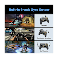 Miniatyrbillede 3 af 5: Trådløs Bluetooth Controller til Pro Gamepad Joystick til Konsol 6-Akset med NFC(B)