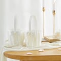 Miniatyrbilde 3 av 5: 2 stk Blomsterpikekurver til Bryllup Søt Sløyfe Design Jentekurv, romantisk Sløyfe Festblomst