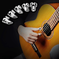 Miniatyrbild 5 av 5: 15 stycken gitarrplockringar tumfingerplock i rostfritt stål för akustisk gitarr banjo