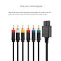 Miniatyrbillede 2 af 5: RGB/RGBS Kabel til N64 SFC SNES Videokonsoller Kompositkabel Stærk Stabilitet Uden BNC Adapter