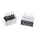 Miniatyrbild 3 av 5: 5st 0.36\" Gemensam Katod 1 Bit 10 Pin 7 Segment Röd LED Display Digitala Rör