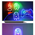 Miniatyrbild 3 av 3: Neonskylt, Deco Led Neonskylt Lampa, Neonskyltar för Väggdekor, LED Neonljus för Sovrum, Tonårspojkar, Spelrum, Bar, Födelsedag, Cool Dekoration Estetik