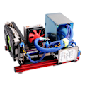 Miniatyrbillede 3 af 5: Mini ITX Aluminiumlegering Ramme DIY PC Computer Kabinet