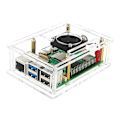 Miniatyrbild 5 av 5: Akrylfodral Transparent Fodral för Pi 5 B