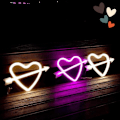 Miniatyrbillede 5 af 5: LED Neon Lys, Innovativt Design og Miljøvenligt, Farverigt Mønster Høj Kvalitet og Vejrbestandigt, Egnet til Soveværelse Stue Restaurant C