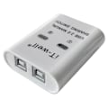 Miniatyrbild 1 av 5: USB-skrivardelningsenhet, 2 in 1 ut skrivardelningsenhet, 2-portars manuell KVM-switchsplitter