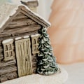 Miniatyrbilde 5 av 5: Røkelsesholder Julepipe Harpiks Snø Vinterhytte Røkelsesbrennere Med 2 Røkelsespinner Salg