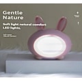 Miniatyrbillede 3 af 5: Sød Kanin Børne Natlampe, LED Touch Natlampe med USB Genopladelig til Soveværelse, Børneværelse