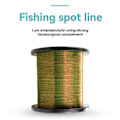 Miniatyrbilde 2 av 5: 1000m Fiskesene Flekkete Fluorokarbonbelegg Sene Fluefiskesene Prikkete Karpe Fluorokarbon Lin