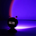 Miniatyrbillede 2 af 5: Tegneserie Solnedgangslampe Regnbue Lys Fyldlys USB Natlampe Gave