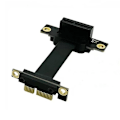 Miniatyrbillede 1 af 2: PCI-e 1x 3.0 til X1 Forlængerledning 8gbps Ultrahurtig 5cm Ledning