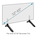 Miniatyrbilde 2 av 5: TV Base Sokkelstativ - Robust og Justerbart - Gratis Frakt
