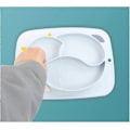 Miniatyrbilde 2 av 5: Silikonmiddagstallerkener for barn med seksjoner, barnetallerkener delt, sklisikker silikon med sugekopp for baby