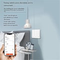 Miniatyrbillede 1 af 5: Tuya Smart Switch Wifi og Rf Radiofrekvens Smart Switch Enkelt Nul Brandlinje Universal 3 Switch Hvid