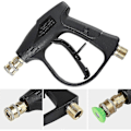 Miniatyrbild 5 av 5: Högtryckstvätt Pistol med 5 Vattenmunstycken, 3000 Psi, Högtryckspistol M22 Yttergänga Lämplig För Mekanisk Utrustning, Golv, Väggar, Fönster An