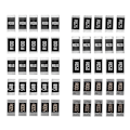 Miniatyrbillede 1 af 5: 50 stk. Alloy Modstand 2512 Smd Modstandsprøver Kit, 10 Typer x 5 stk = 50 stk R001 R002 R005 R008 R010 R