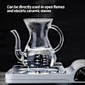 Miniatyrbillede 2 af 5: Hæld-over Kaffe Maskine, Glas Kaffekande, Manuel Kaffe Drypper Brygger, Kaffe Hæld-over, Hæld-over