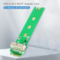 Miniatyrbilde 2 av 5: SSD-adapter 12+16-pin direkte tilkobling Datatilbehør Trådløs SSD til M.2 NGFF adapterkort for Macbook 2013/2014/2015