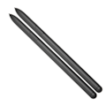 Miniatyrbillede 4 af 5: Til Tab S7 Stylus 4096 Trykniveau Præcis Størrelse Holdbar Stabil Smart Pen med 5 Spidser til Tab S7 Plus Tablet Sort