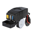 Miniatyrbillede 1 af 5: C1fb 20-80v E-cykel Styr USB-oplader 24v 36v 48v 60v Qc3.0 Hurtigoplader Adapter(rødt lys)