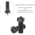 Miniatyrbilde 4 av 5: 16 stk. dysekit i hardt stål for Volcano Hotend for Vyper, Plus, Max, Genius, X1/2