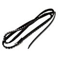 Miniatyrbillede 3 af 4: Unisex Punk Rock Multi-lags Nitte Armbånd Armring Wrap Manchet Sort